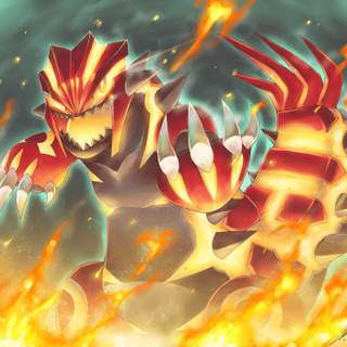 Primal Groudon card wallpaper