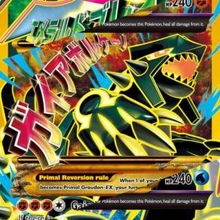 Primal Groudon card wallpaper