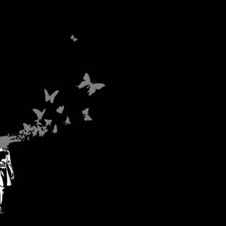 Black aesthetic sad PC wallpaper