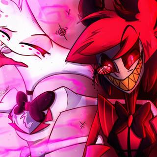 Angel Dust and Alastor wallpaper