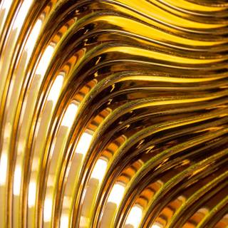 Gold chrome wallpaper