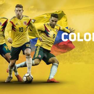 Colombia players wallpaper