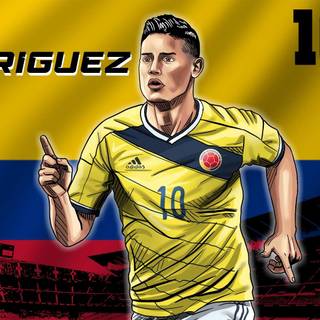 Colombia players wallpaper