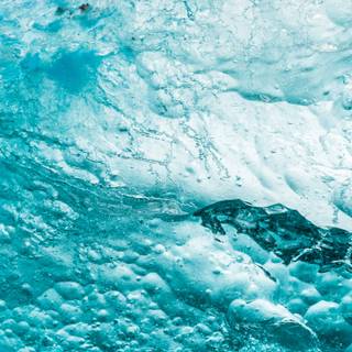 Cyber glacier wallpaper