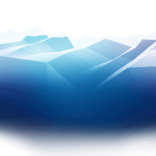 Cyber glacier wallpaper