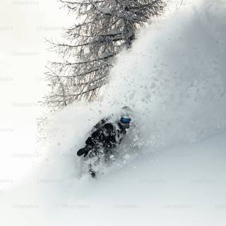 Snow bike wallpaper