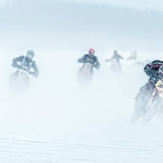 Snow bike wallpaper