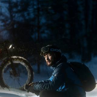 Snow bike wallpaper