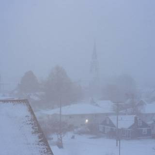 Snow flurry wallpaper