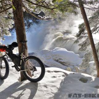 Snow bike wallpaper