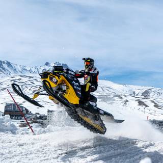 Snow bike wallpaper