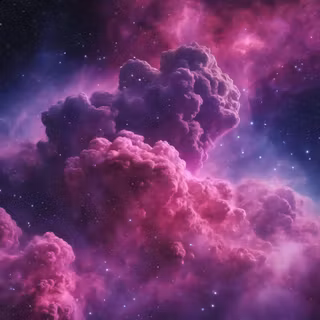 Pink nebula wallpaper