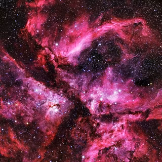 Pink nebula wallpaper
