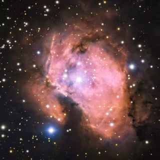 Pink nebula wallpaper