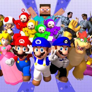 Mario SMG4 wallpaper