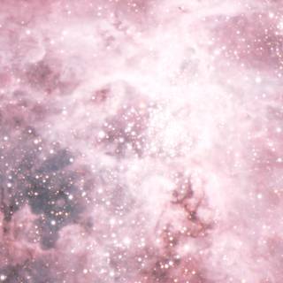 Pink nebula wallpaper
