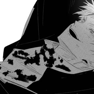 Gojo manga PC wallpaper