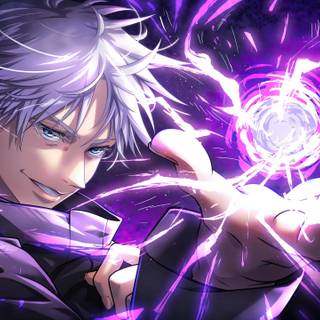 Gojo manga PC wallpaper