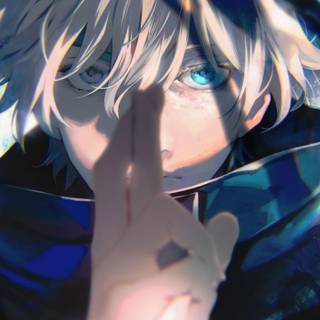 Gojo manga PC wallpaper