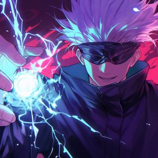 Gojo manga PC wallpaper