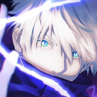 Gojo manga PC wallpaper