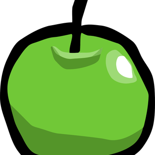 Apple cartoon wallpaper