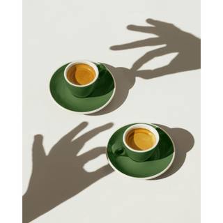 Green coffee wallpaper