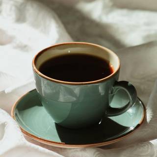 Green coffee wallpaper