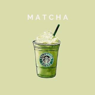 Green coffee wallpaper