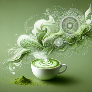 Green coffee wallpaper