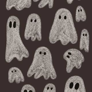 Spooky ghost wallpaper