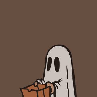 Spooky ghost wallpaper