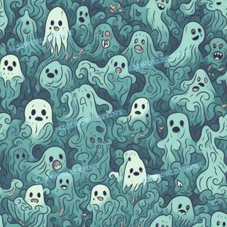 Spooky ghost wallpaper