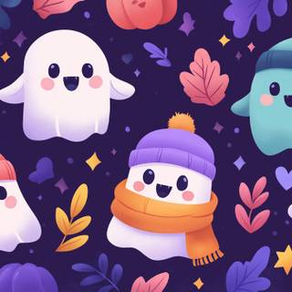 Spooky ghost wallpaper