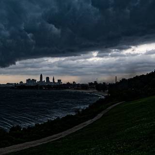 Black weather wallpaper