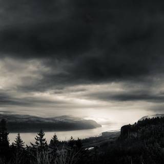 Black weather wallpaper