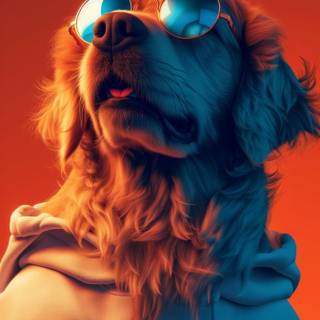 Chill dog wallpaper