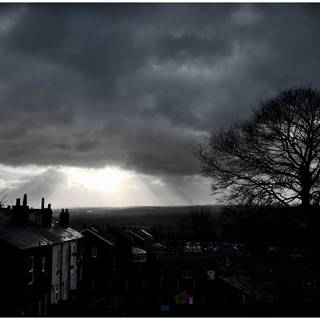 Black weather wallpaper