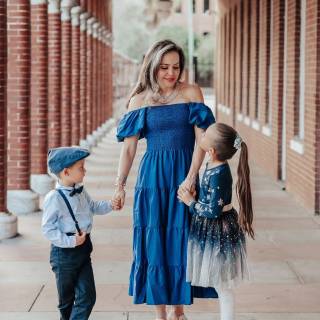 Mom and kids wallpaper