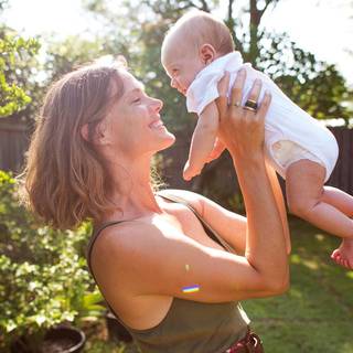 Mom and kids wallpaper