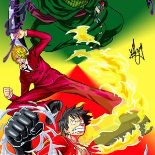 The Monster Trio wallpaper