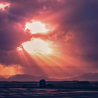 Tyndall effect wallpaper