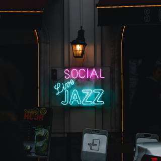 Jazz cafe wallpaper