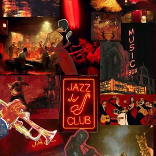 Jazz cafe wallpaper