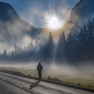 Tyndall effect wallpaper