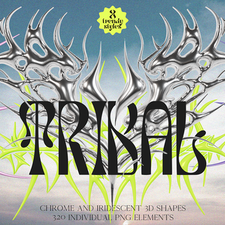 Chrome tribal wallpaper