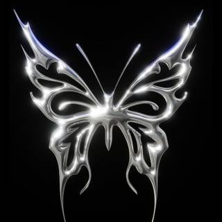 Chrome tribal wallpaper