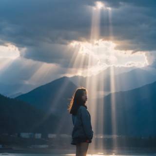 Tyndall effect wallpaper