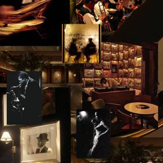 Jazz cafe wallpaper