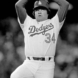 Number 34 Los Angeles Dodgers wallpaper